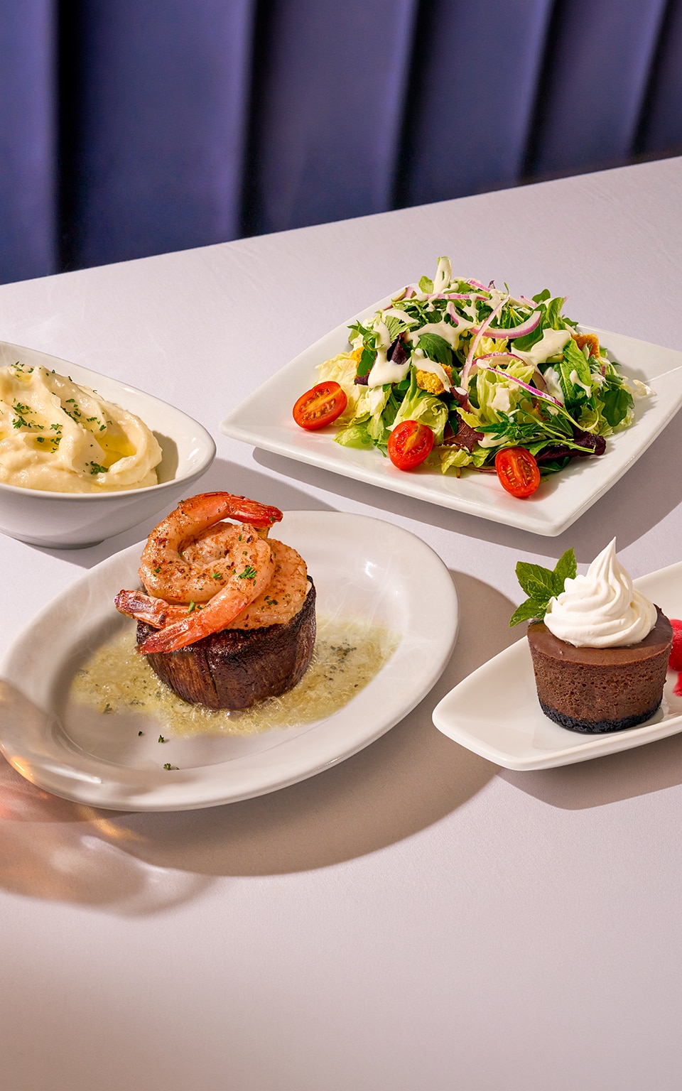 Image: Ruth's Chris' Petite Filet Shrimp