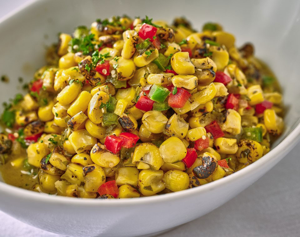 Ruth's Chris Chef's Summer Side Selection: corn succotash