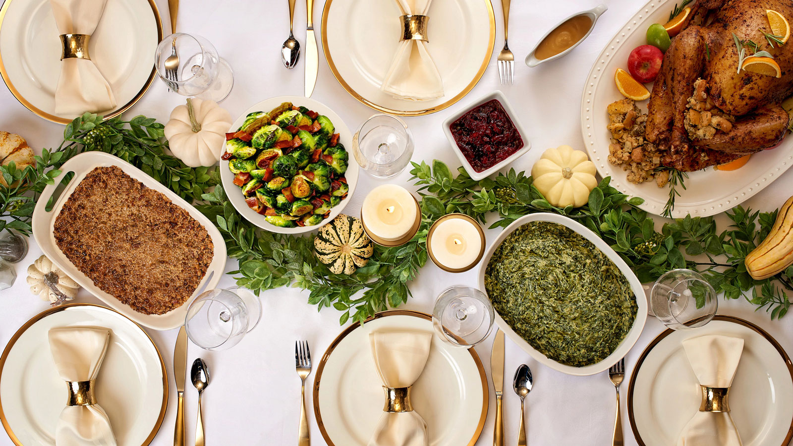 Thanksgiving SIDES TO GO. Medium: serves 4 - 6 | Large: serves 8-12. Available for pre-orders beginning 10/28.