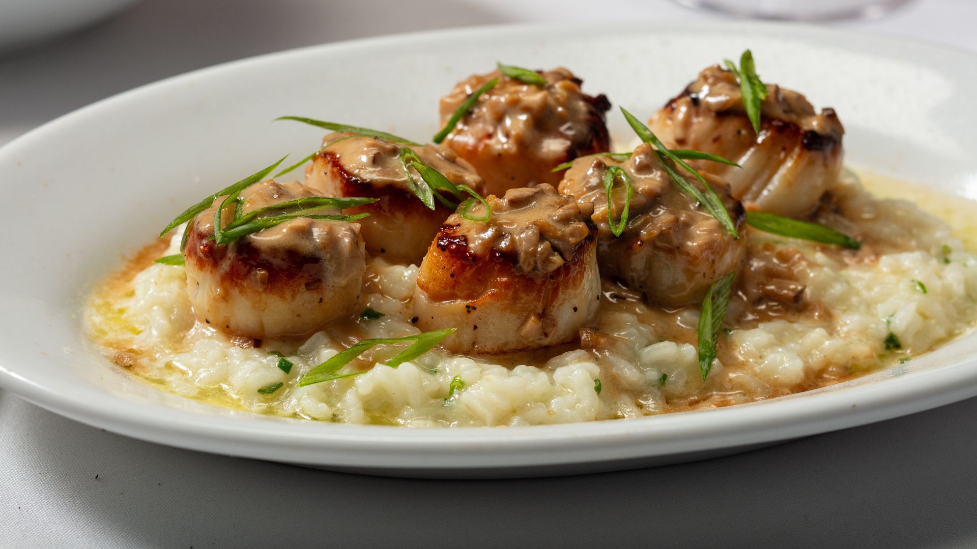 Ruth's Chris Seared Scallops with Shiitake Soy Butter 