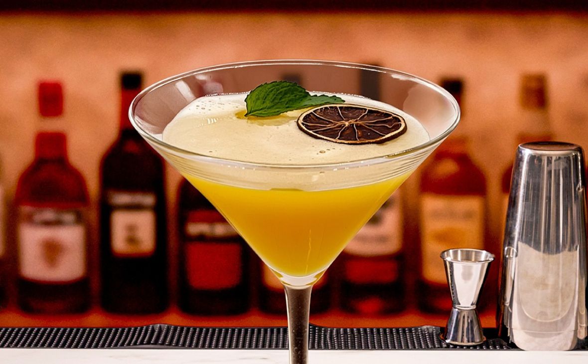 Ruth's Chris Passionfruit Martini.