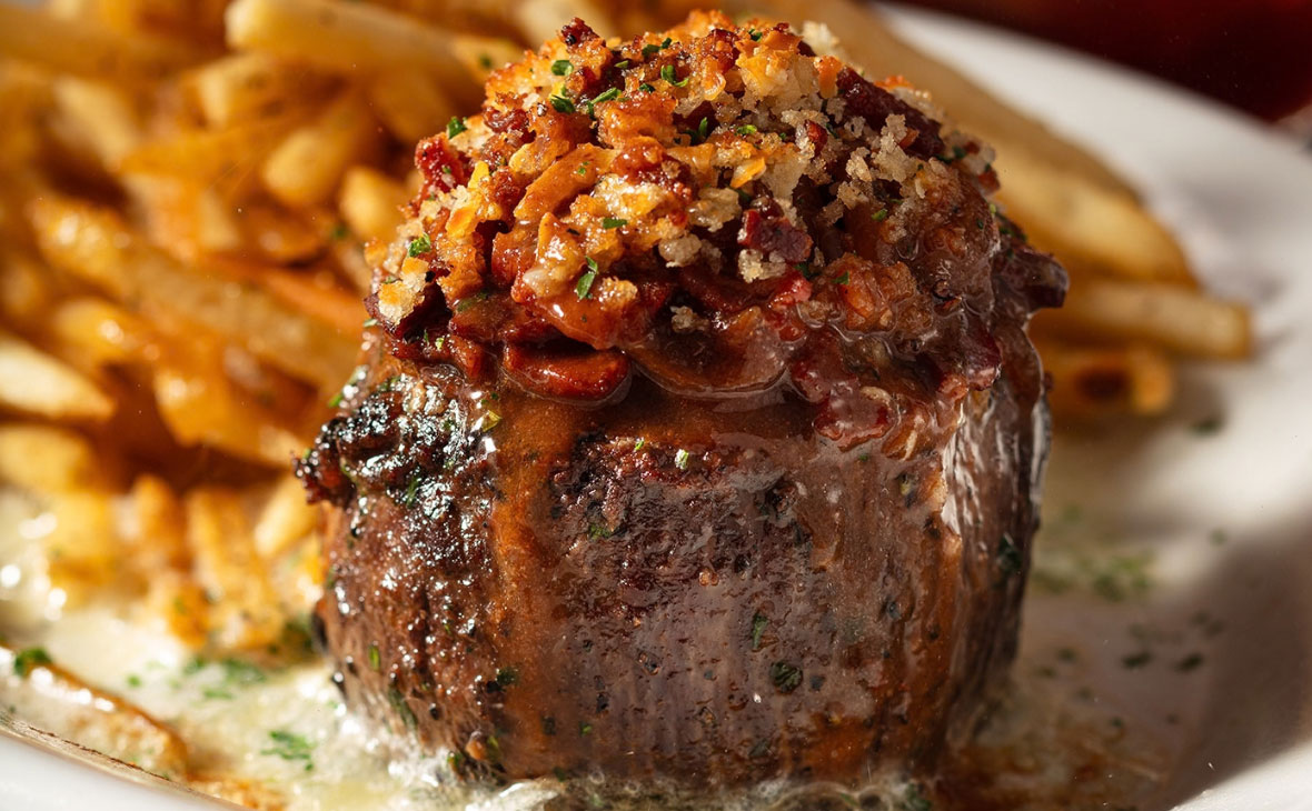 Ruth's Chris Smokey Bourbon Bacon Filer