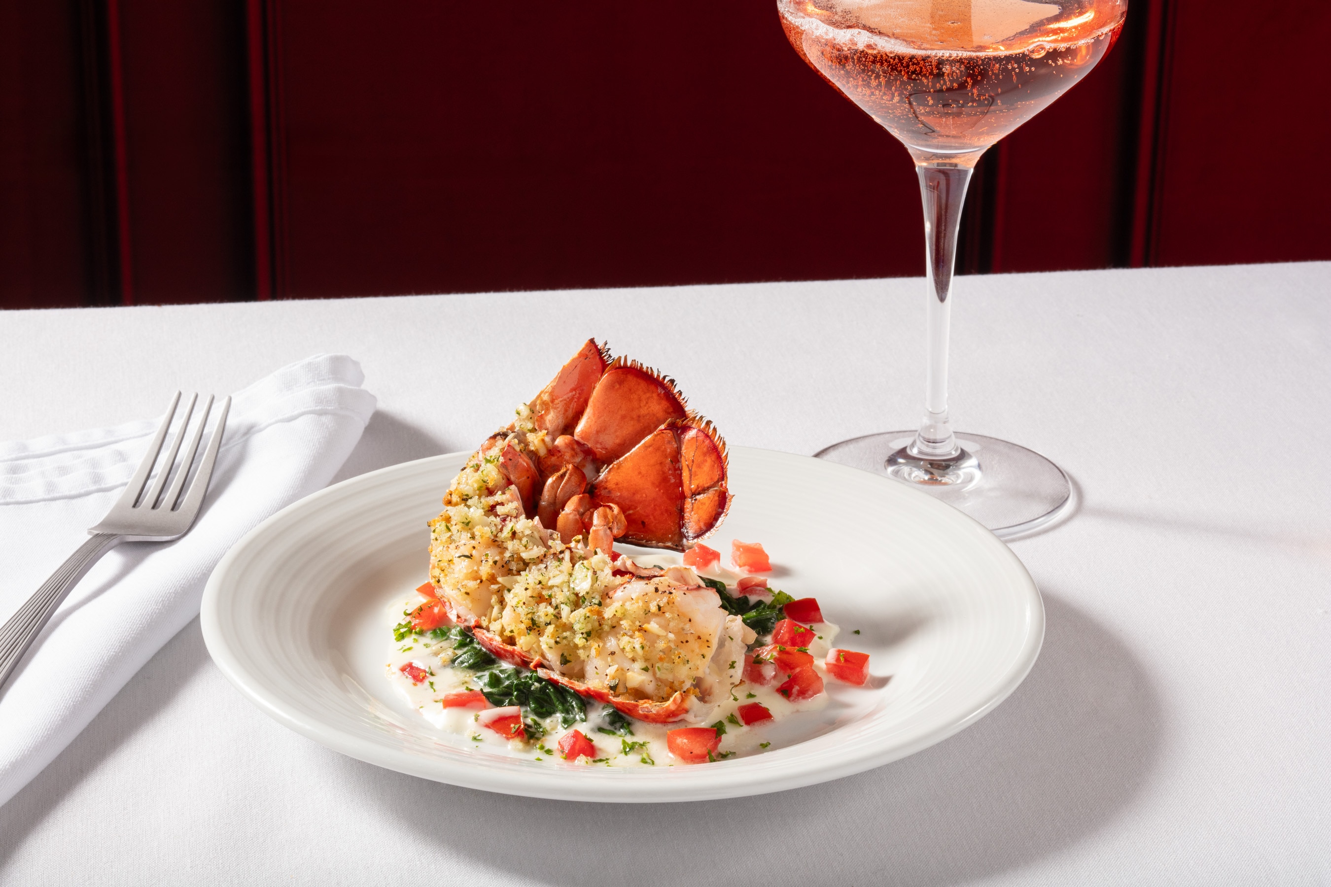Ruth's Chris Tastemaker Dinner Moët & Chandon Almond-Crusted Jumbo Lobster Tail