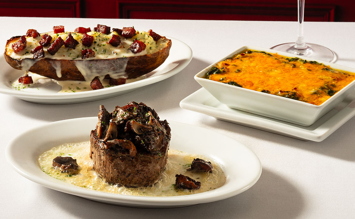 Ruth's Chris CENTER-CUT FILET* WITH ROSEMARY CHARRED MUSHROOMS