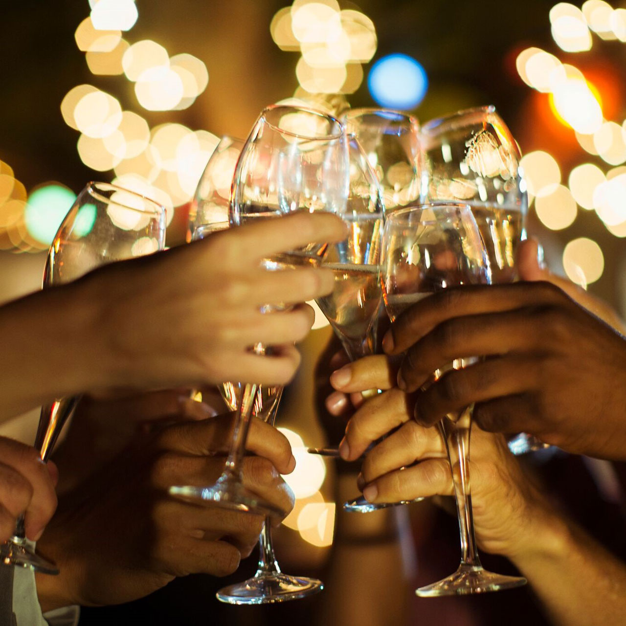 Delight your guests with a sparkling toast on us