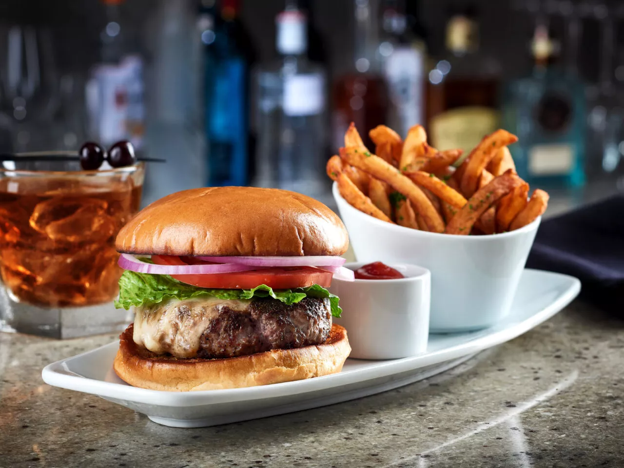 Ruth's Prime Cheeseburger